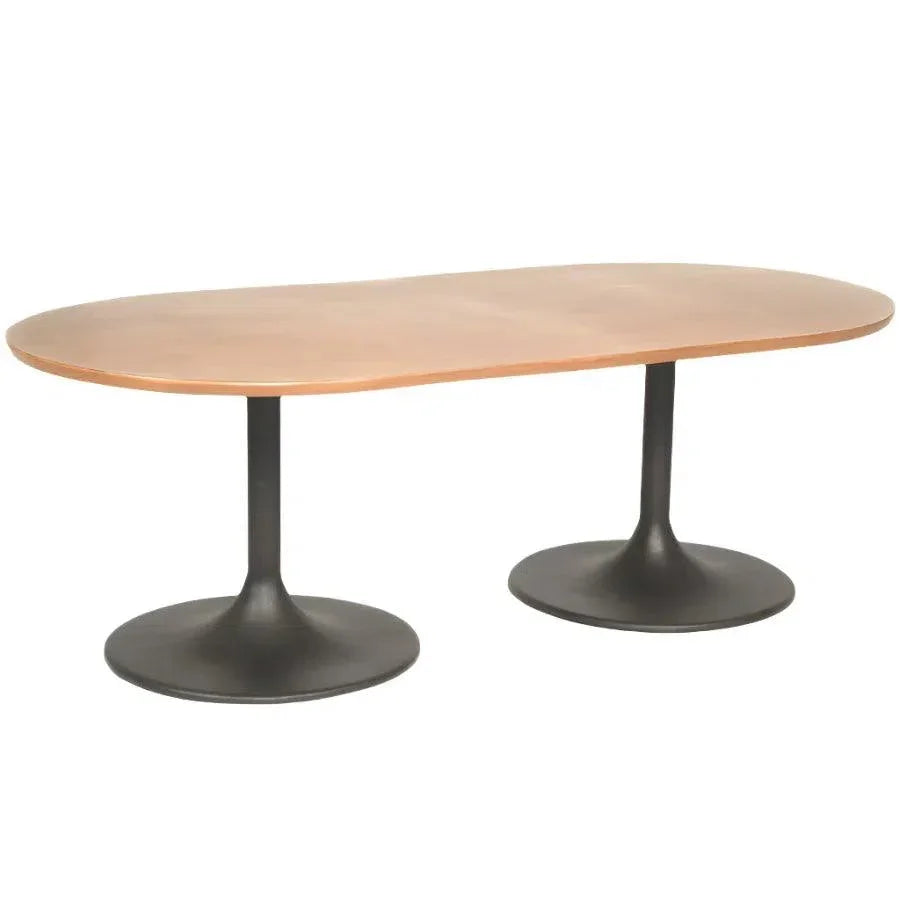 Castelle Tulip Aluminum Outdoor Oval Dining Table - LOOMLAN - Castelle - Outdoor Dining Tables