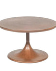 Castelle Tulip Outdoor Round Coffee Table - LOOMLAN - Castelle - Outdoor Coffee Tables