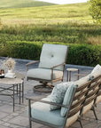 Castelle Twig Legs Aluminum Side Table - LOOMLAN - Castelle - Outdoor Side Tables