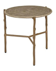 Castelle Twig Legs Aluminum Side Table - LOOMLAN - Castelle - Outdoor Side Tables