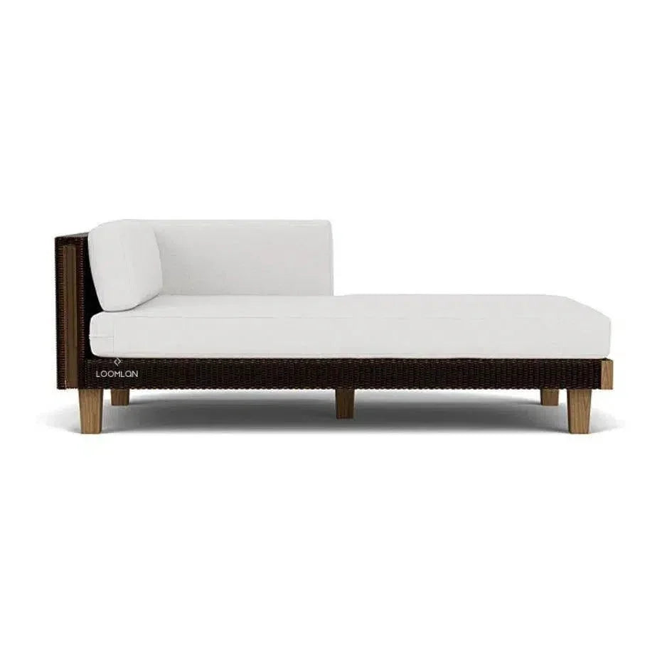 Catalina Left Chaise Sectional Sofa Wicker - LOOMLAN - Lloyd Flanders - Outdoor Modulars