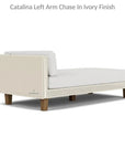 Catalina Left Chaise Sectional Sofa Wicker - LOOMLAN - Lloyd Flanders - Outdoor Modulars