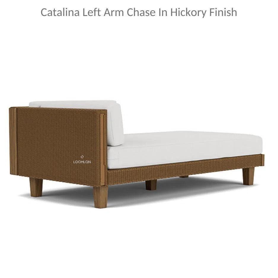 Catalina Left Chaise Sectional Sofa Wicker - LOOMLAN - Lloyd Flanders - Outdoor Modulars