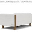 Catalina Left Loveseat Sectional All Weather Wicker - LOOMLAN - Lloyd Flanders - Outdoor Modulars