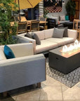 Catalina Lounge Chair All Weather Wicker & Teak Wood - LOOMLAN - Lloyd Flanders - Outdoor Lounge Chairs