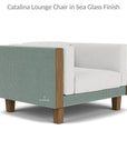 Catalina Lounge Chair All Weather Wicker & Teak Wood - LOOMLAN - Lloyd Flanders - Outdoor Lounge Chairs