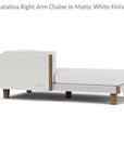 Catalina Right Chaise Sectional Sofa Wicker - LOOMLAN - Lloyd Flanders - Outdoor Modulars