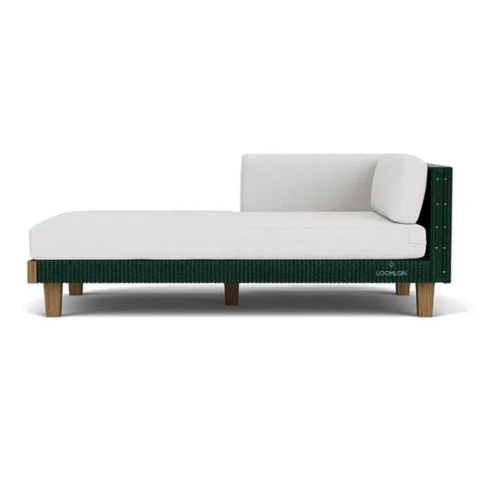 Catalina Right Chaise Sectional Sofa Wicker - LOOMLAN - Lloyd Flanders - Outdoor Modulars