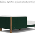 Catalina Right Chaise Sectional Sofa Wicker - LOOMLAN - Lloyd Flanders - Outdoor Modulars