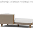 Catalina Right Chaise Sectional Sofa Wicker - LOOMLAN - Lloyd Flanders - Outdoor Modulars