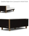 Catalina Right Loveseat Sectional All Weather Wicker - LOOMLAN - Lloyd Flanders - Outdoor Modulars