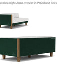 Catalina Right Loveseat Sectional All Weather Wicker - LOOMLAN - Lloyd Flanders - Outdoor Modulars