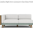 Catalina Right Loveseat Sectional All Weather Wicker - LOOMLAN - Lloyd Flanders - Outdoor Modulars