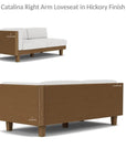 Catalina Right Loveseat Sectional All Weather Wicker - LOOMLAN - Lloyd Flanders - Outdoor Modulars