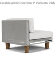 Catalina Sectional Component All Weather Wicker & Teak - LOOMLAN - Lloyd Flanders - Outdoor Modulars