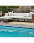 Catalina Sectional Component All Weather Wicker & Teak - LOOMLAN - Lloyd Flanders - Outdoor Modulars