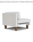 Catalina Sectional Component All Weather Wicker & Teak - LOOMLAN - Lloyd Flanders - Outdoor Modulars