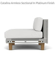 Catalina Sectional Component All Weather Wicker & Teak - LOOMLAN - Lloyd Flanders - Outdoor Modulars