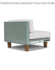 Catalina Sectional Component All Weather Wicker & Teak - LOOMLAN - Lloyd Flanders - Outdoor Modulars