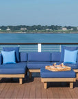 Catalina Sectional Component All Weather Wicker & Teak - LOOMLAN - Lloyd Flanders - Outdoor Modulars