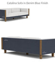 Catalina Sofa All Weather Wicker & Teak Furniture - LOOMLAN - Lloyd Flanders - Outdoor Sofas & Loveseats