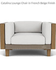 Catalina Wicker Modular Set Lounge Chair Ottoman Table - LOOMLAN - Lloyd Flanders - Outdoor Modulars
