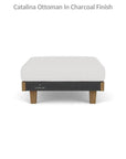 Catalina Wicker Modular Set Lounge Chair Ottoman Table - LOOMLAN - Lloyd Flanders - Outdoor Modulars