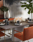 Cavallini Dining Table - Sleek Light Grey Concrete - LOOMLAN - SUNPAN - Outdoor Dining Tables
