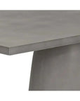 Cavallini Dining Table - Sleek Light Grey Concrete - LOOMLAN - SUNPAN - Outdoor Dining Tables