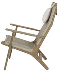 Coastal Cushionless Highback Outdoor Chair