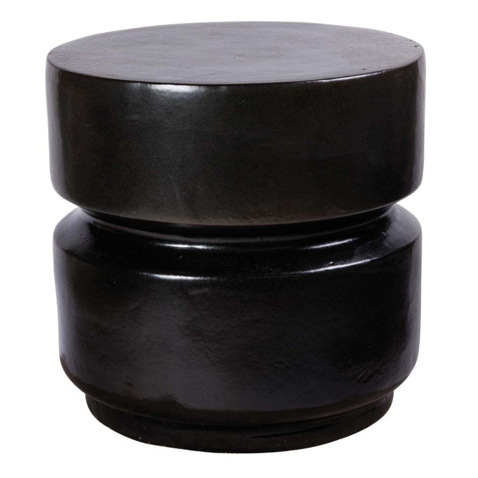 Balance Glazed Ceramic Patio Stool -- view 18