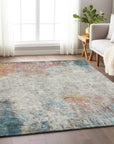 LOOMLAN Rugs Celera Teal Washable Indoor-Outdoor Rug