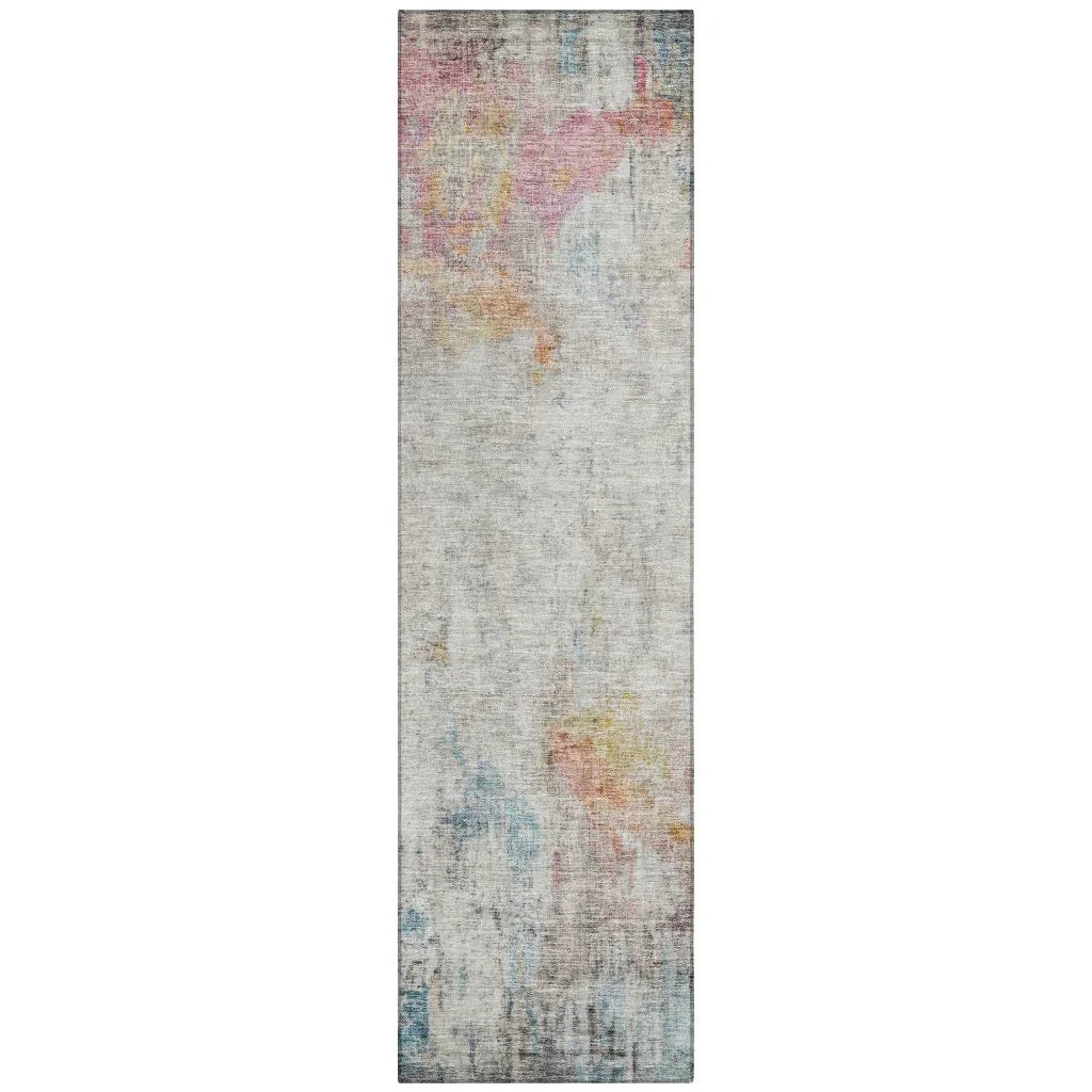 LOOMLAN Rugs Celera Teal Washable Indoor-Outdoor Rug