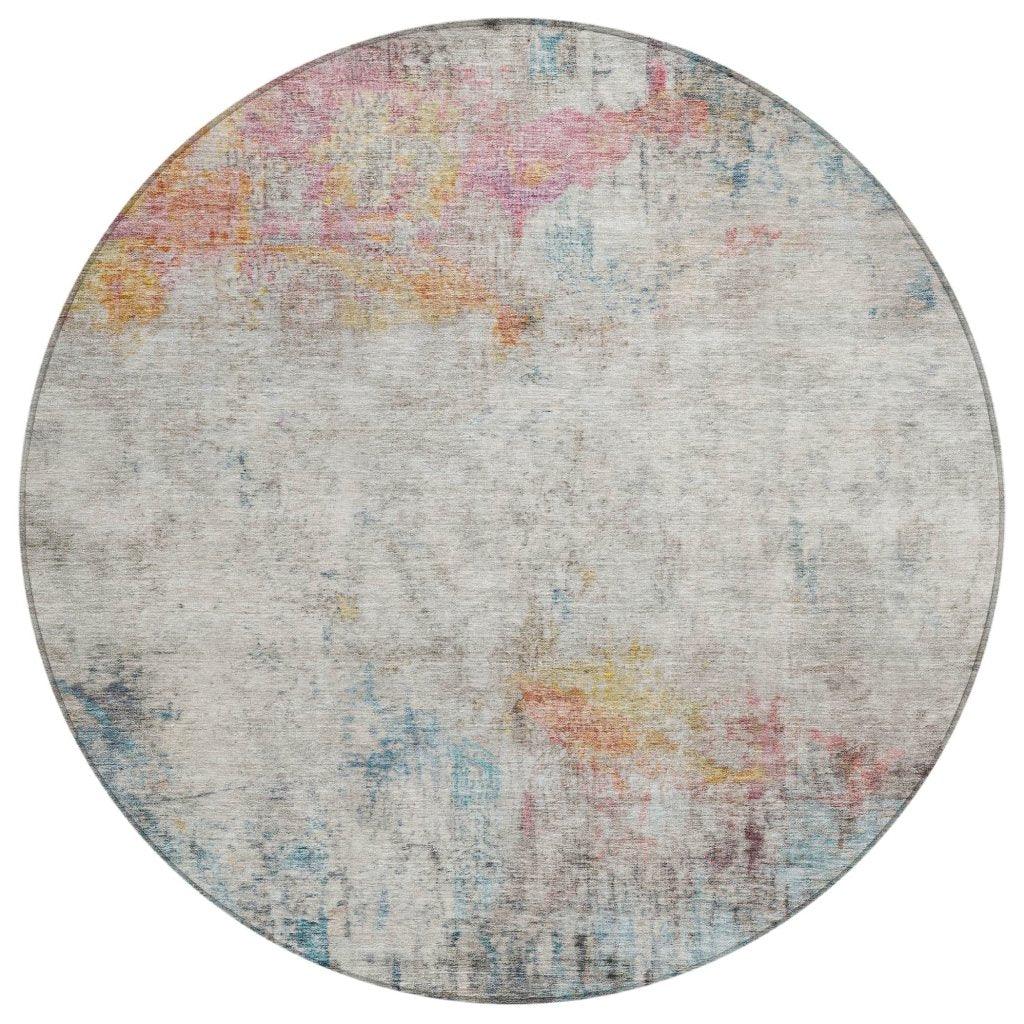 LOOMLAN Rugs Celera Teal Washable Indoor-Outdoor Rug
