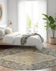 LOOMLAN Rugs Celia Gray Washable Indoor-Outdoor Rug