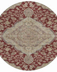 LOOMLAN Rugs Celia Red Washable Indoor-Outdoor Rug