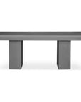 Cement Outdoor Dining Table Grey - LOOMLAN - Moe's Home - Outdoor Dining Tables