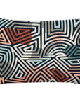 Centric Earthern Handmade Outdoor Pillow - LOOMLAN - Earnest Collection - Outdoor Pillows