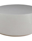 Seasonal Living Serenity Textured Ceramic Outdoor Coffee Table
