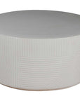 Seasonal Living Serenity Textured Ceramic Outdoor Coffee Table