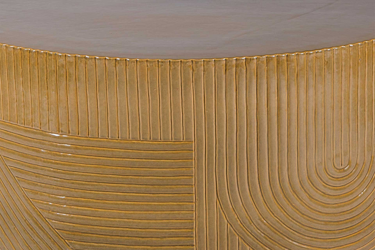 Seasonal Living Serenity Textured Ceramic Outdoor Coffee Table