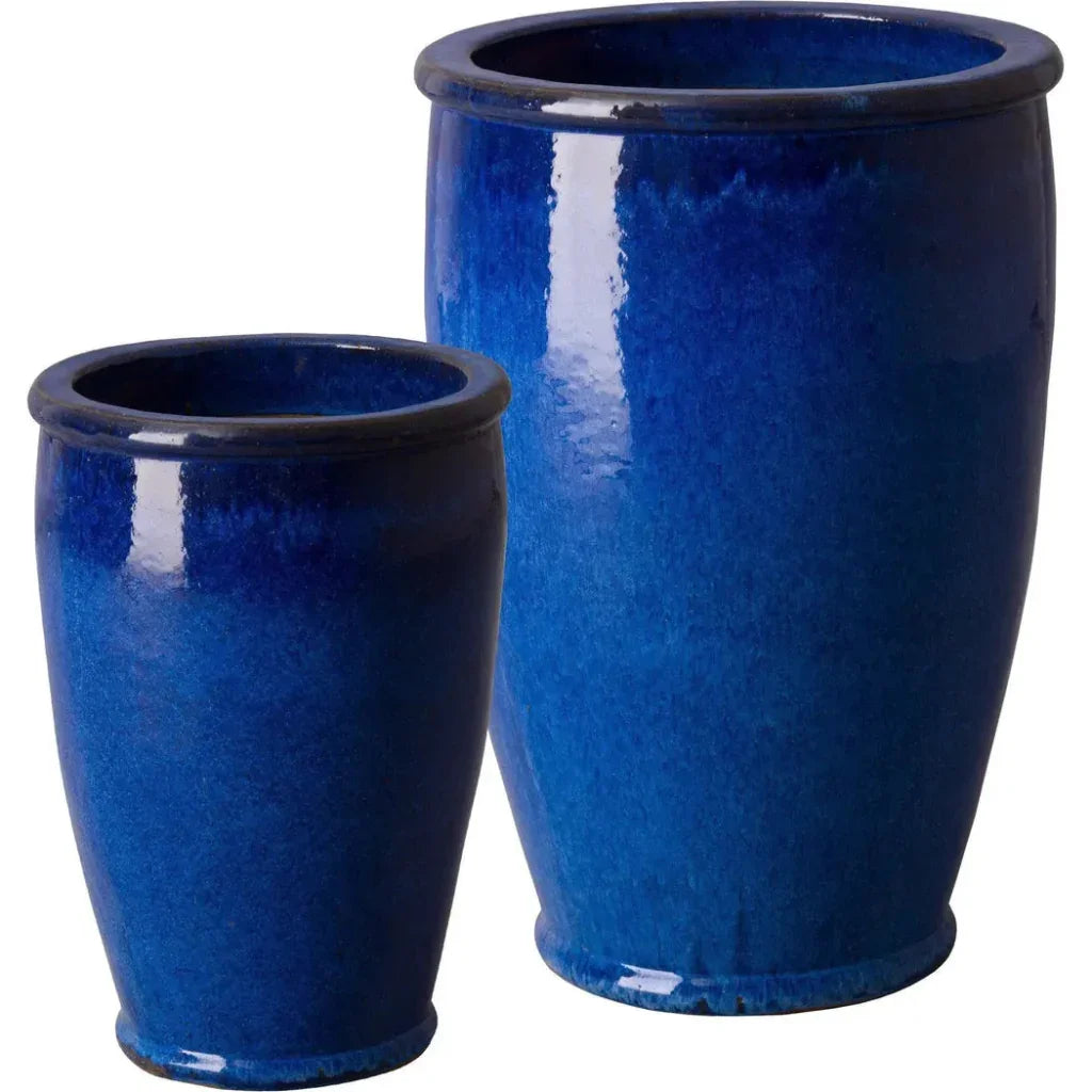 Emissary Ceramic Round Rim Planter