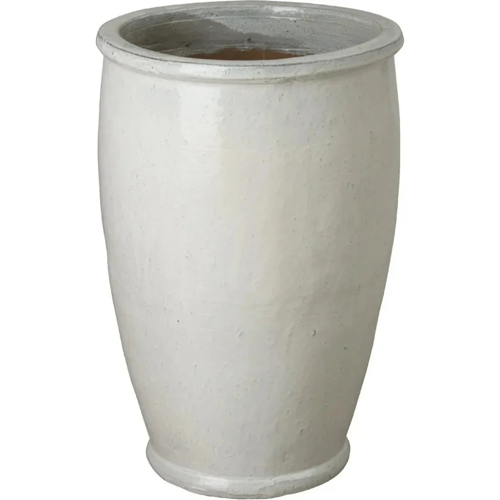 Emissary Ceramic Round Rim Planter