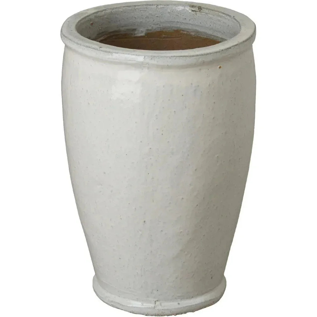 Emissary Ceramic Round Rim Planter