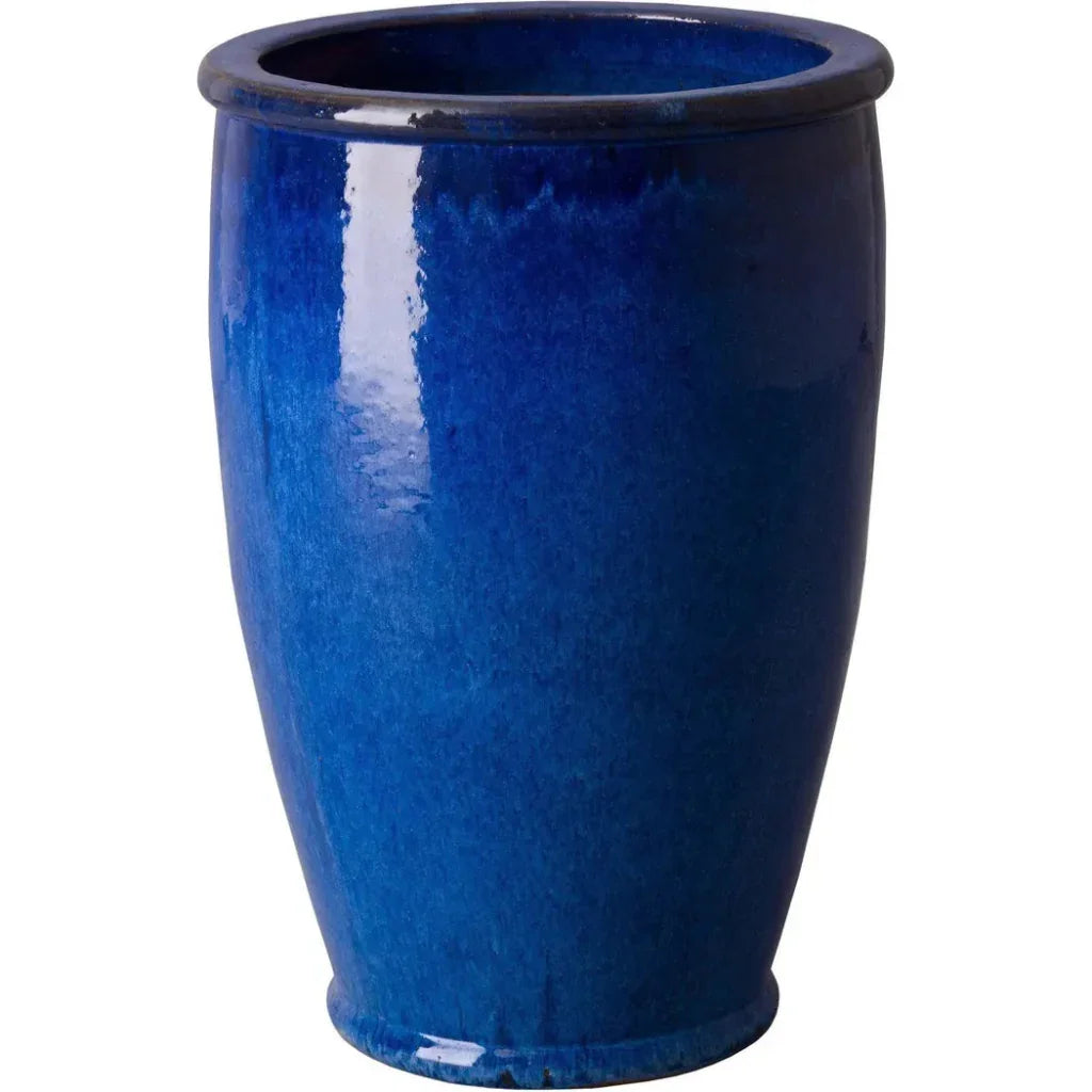 Emissary Ceramic Round Rim Planter