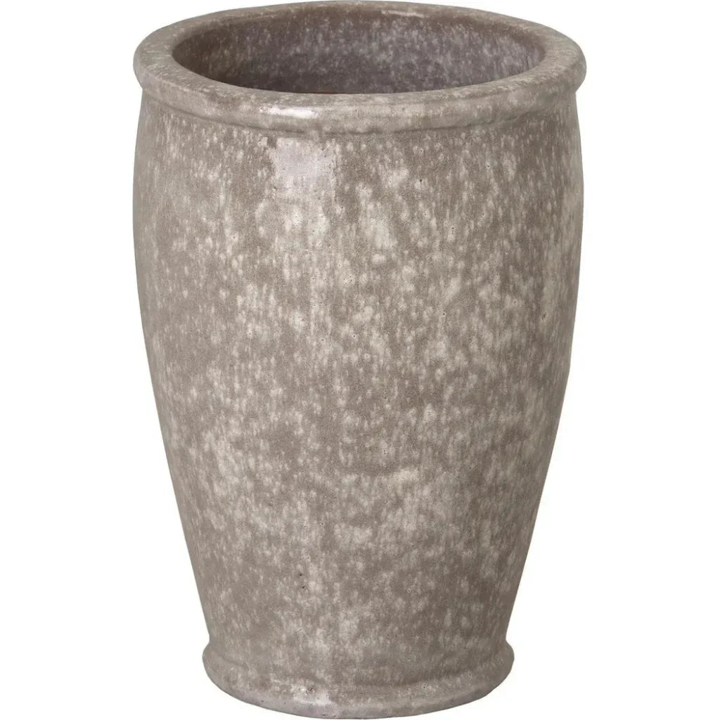 Emissary Ceramic Round Rim Planter