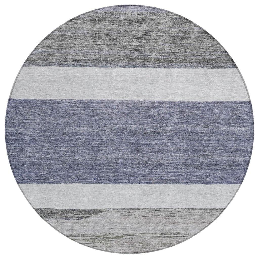 LOOMLAN Rugs Chantissa Denim Washable Indoor-Outdoor Rug