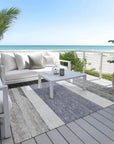 LOOMLAN Rugs Chantissa Denim Washable Indoor-Outdoor Rug