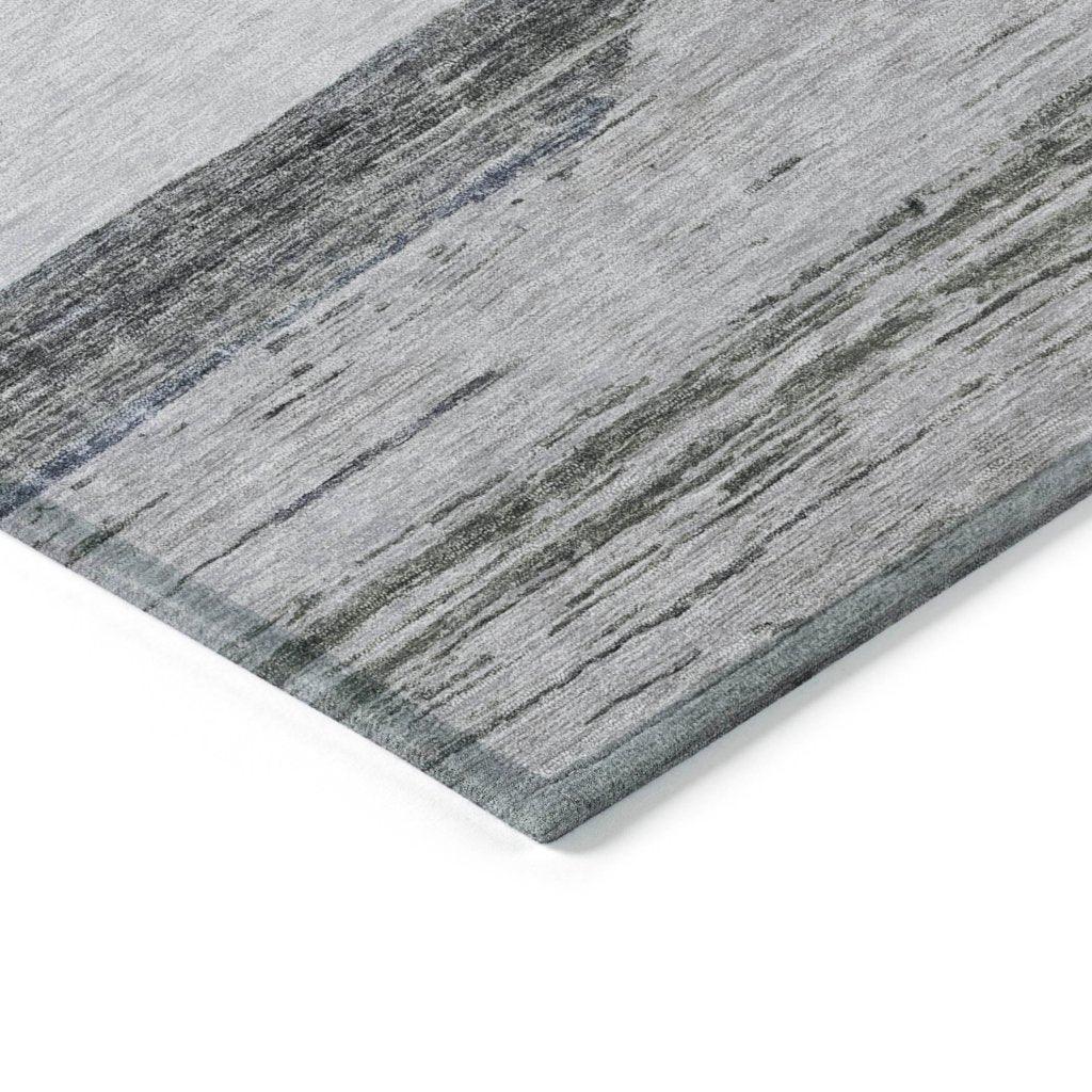 LOOMLAN Rugs Chantissa Denim Washable Indoor-Outdoor Rug