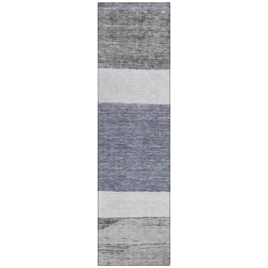 LOOMLAN Rugs Chantissa Denim Washable Indoor-Outdoor Rug